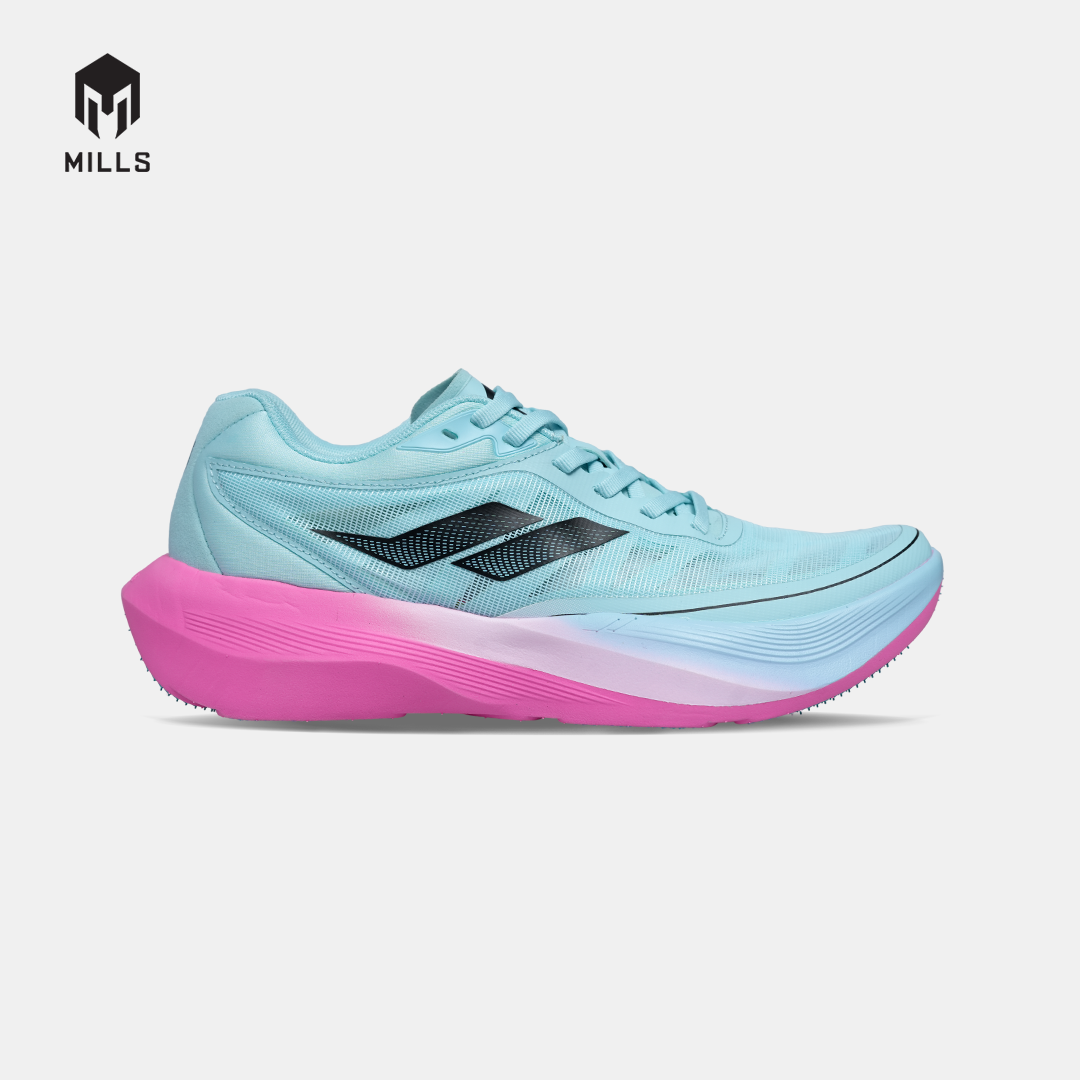 MILLS SEPATU LARI RUNNING SHOES TREXIMO RUSHER AQUA BLUE / HOT PINK / BLACK 9109302