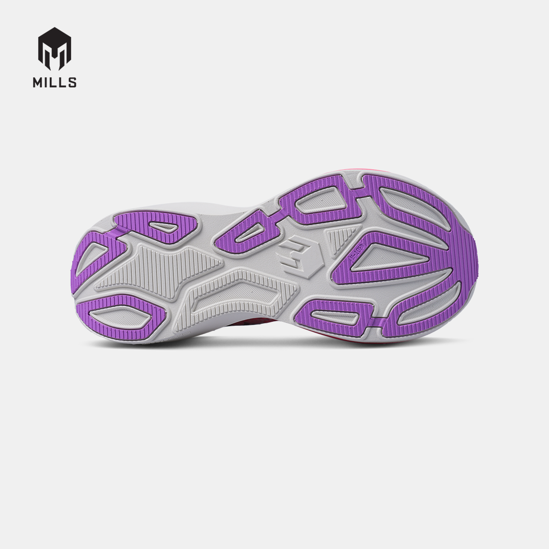 MILLS SEPATU LARI WANITA WOMEN RUNNING SHOES TREXIMO FURY FL WHITE/LAVENDER/HOT.PINK 9109701