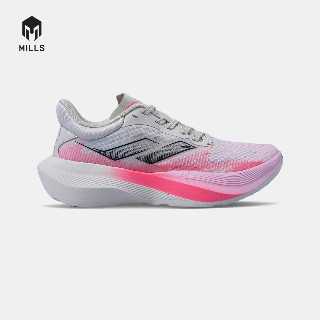 MILLS SEPATU LARI WANITA WOMEN RUNNING SHOES TREXIMO FURY FL WHITE/LAVENDER/HOT.PINK 9109701