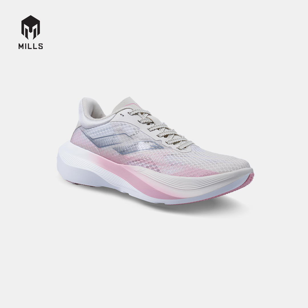 MILLS SEPATU LARI WANITA WOMEN RUNNING SHOES TREXIMO FURY FL OFF.WHITE/FLARE.PEACH/FRESH.PURPLE 9109702