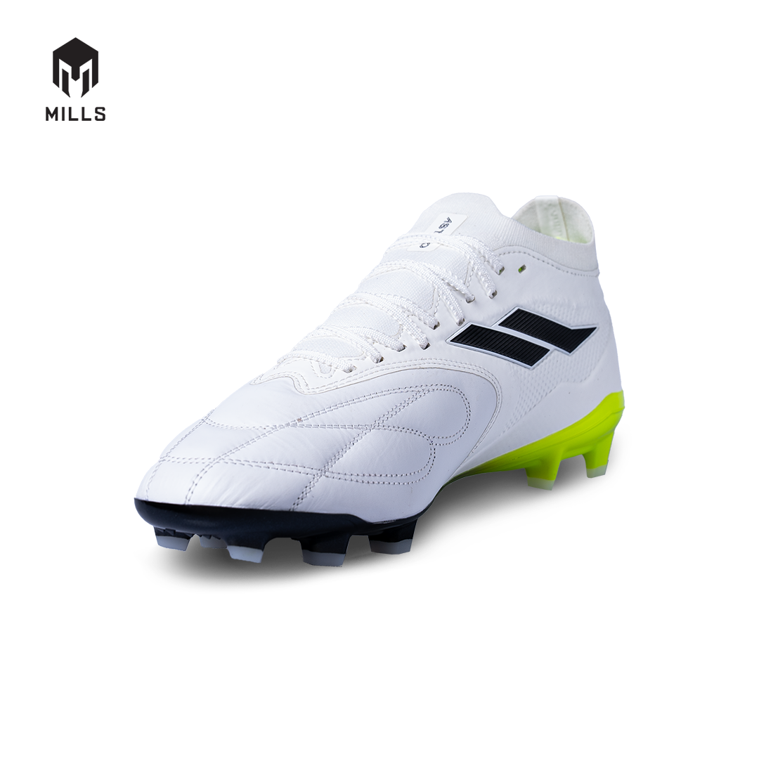 MILLS Sepatu Sepakbola Astro Spartan Elite FG White / Lime / Black 9301507