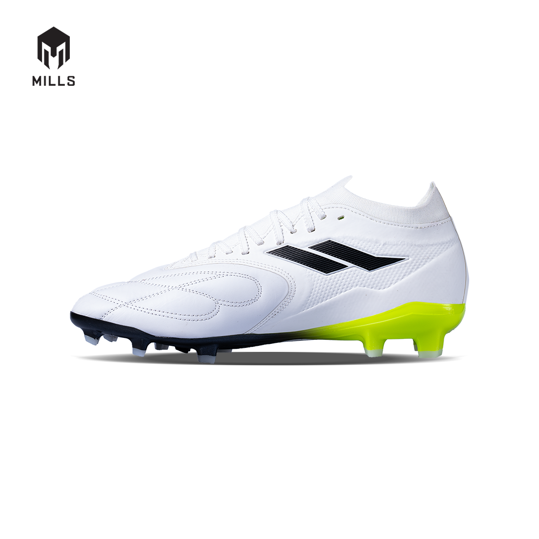 MILLS Sepatu Sepakbola Astro Spartan Elite FG White / Lime / Black 9301507