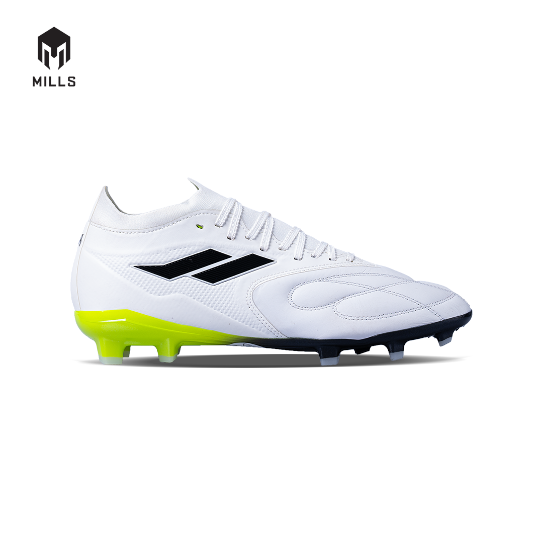 MILLS Sepatu Sepakbola Astro Spartan Elite FG White / Lime / Black 9301507