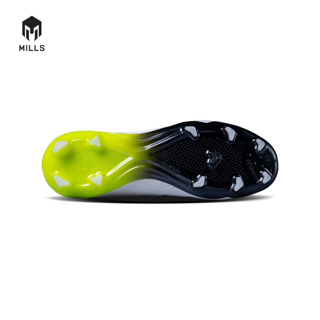 MILLS Sepatu Sepakbola Astro Spartan Elite FG White / Lime / Black 9301507