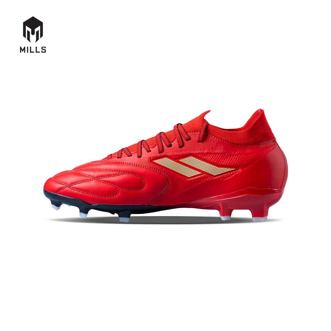 MILLS Sepatu Sepakbola Astro Spartan Elite FG Champion Red / Gold 9301509