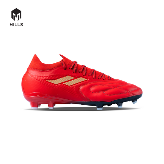 MILLS Sepatu Sepakbola Astro Spartan Elite FG Champion Red / Gold 9301509