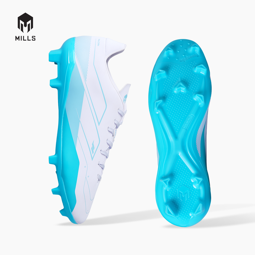 MILLS SEPATU SEPAKBOLA VULCAN 2.0 FG WHITE/AQUA.BLUE/CYAN.BLUE 9303306