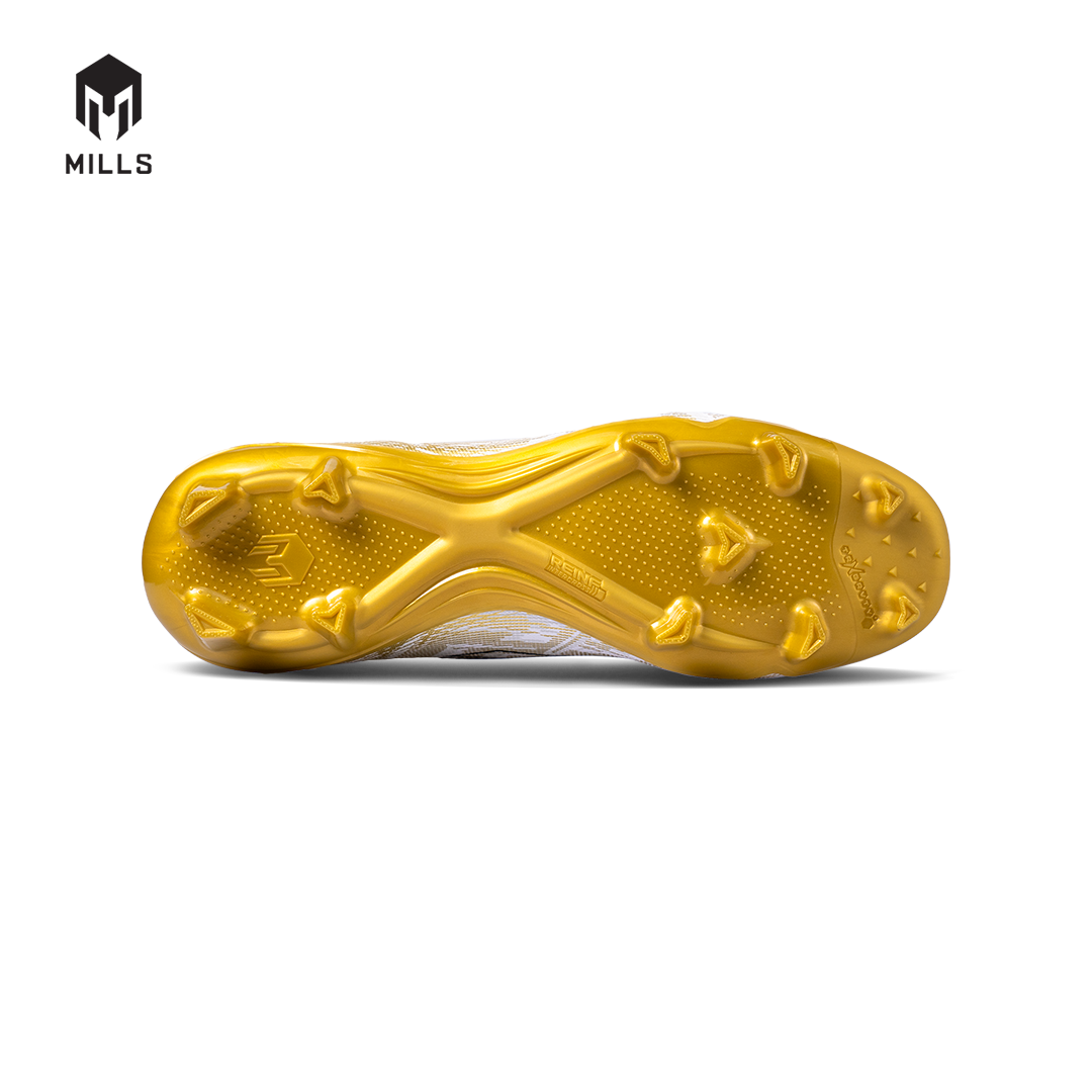 MILLS Sepatu Sepakbola Vonix FG WHITE/GOLD 9303604