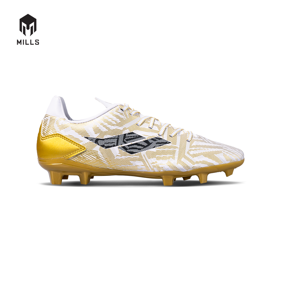 MILLS Sepatu Sepakbola Vonix FG WHITE/GOLD 9303604