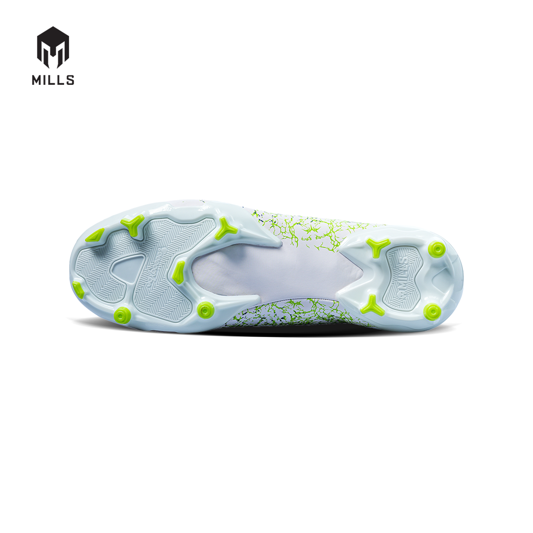 MILLS Sepatu Sepakbola Xyclops Inferno FG Green / White / Navy 9303903