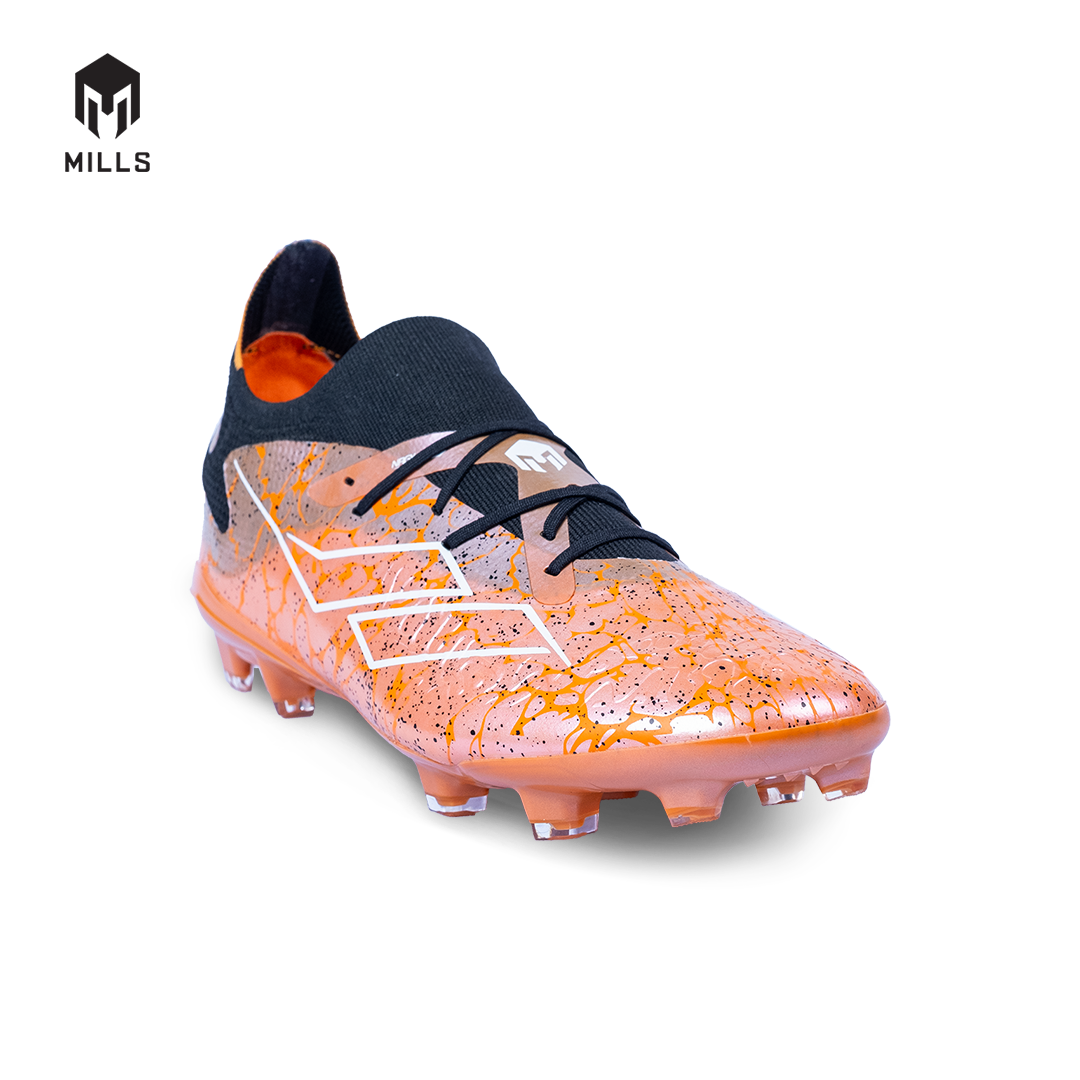 MILLS Sepatu Sepakbola Xyclops Spectra FG Metallic. Copper / Black / White 9304001