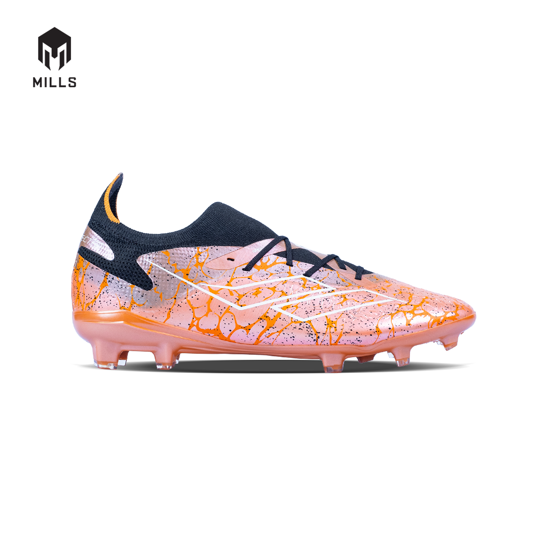 MILLS Sepatu Sepakbola Xyclops Spectra FG Metallic. Copper / Black / White 9304001