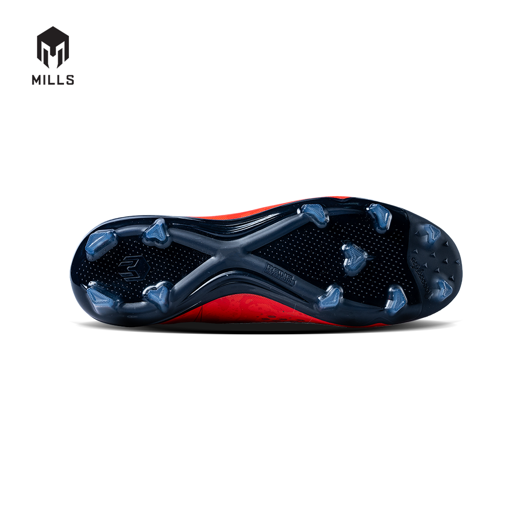 MILLS Sepatu Sepakbola Triton Deisler 1.2 Prime FG Coral. Red / Black 9304103