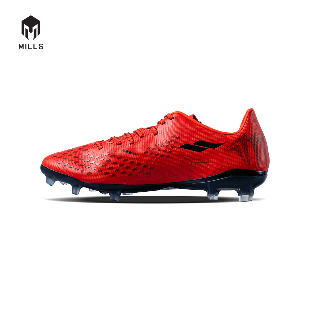 MILLS Sepatu Sepakbola Triton Deisler 1.2 Prime FG Coral. Red / Black 9304103