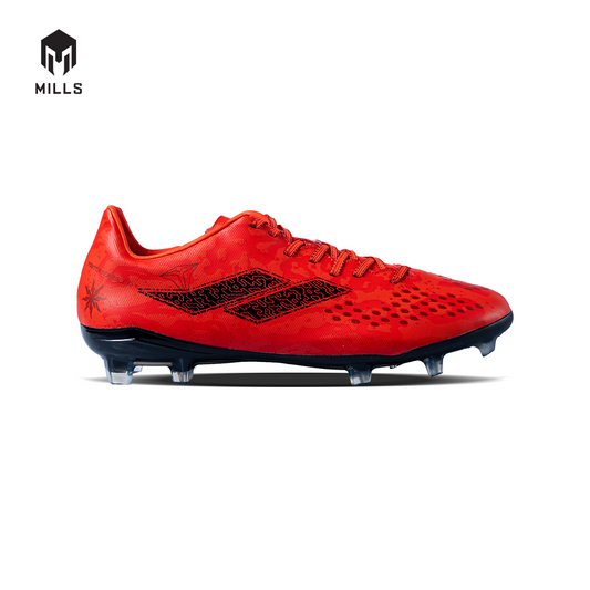 MILLS Sepatu Sepakbola Triton Deisler 1.2 Prime FG Coral. Red / Black 9304103