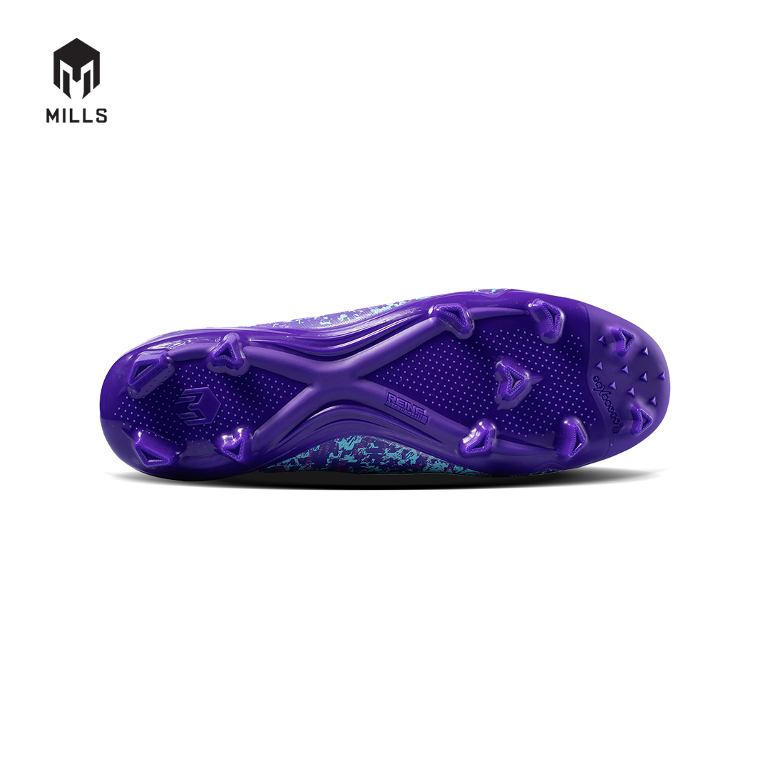 MILLS Sepatu Sepakbola Gladion FG Purple / Violet / Cyan 9304203