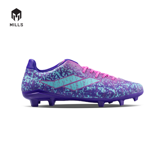 MILLS Sepatu Sepakbola Gladion FG Purple / Violet / Cyan 9304203