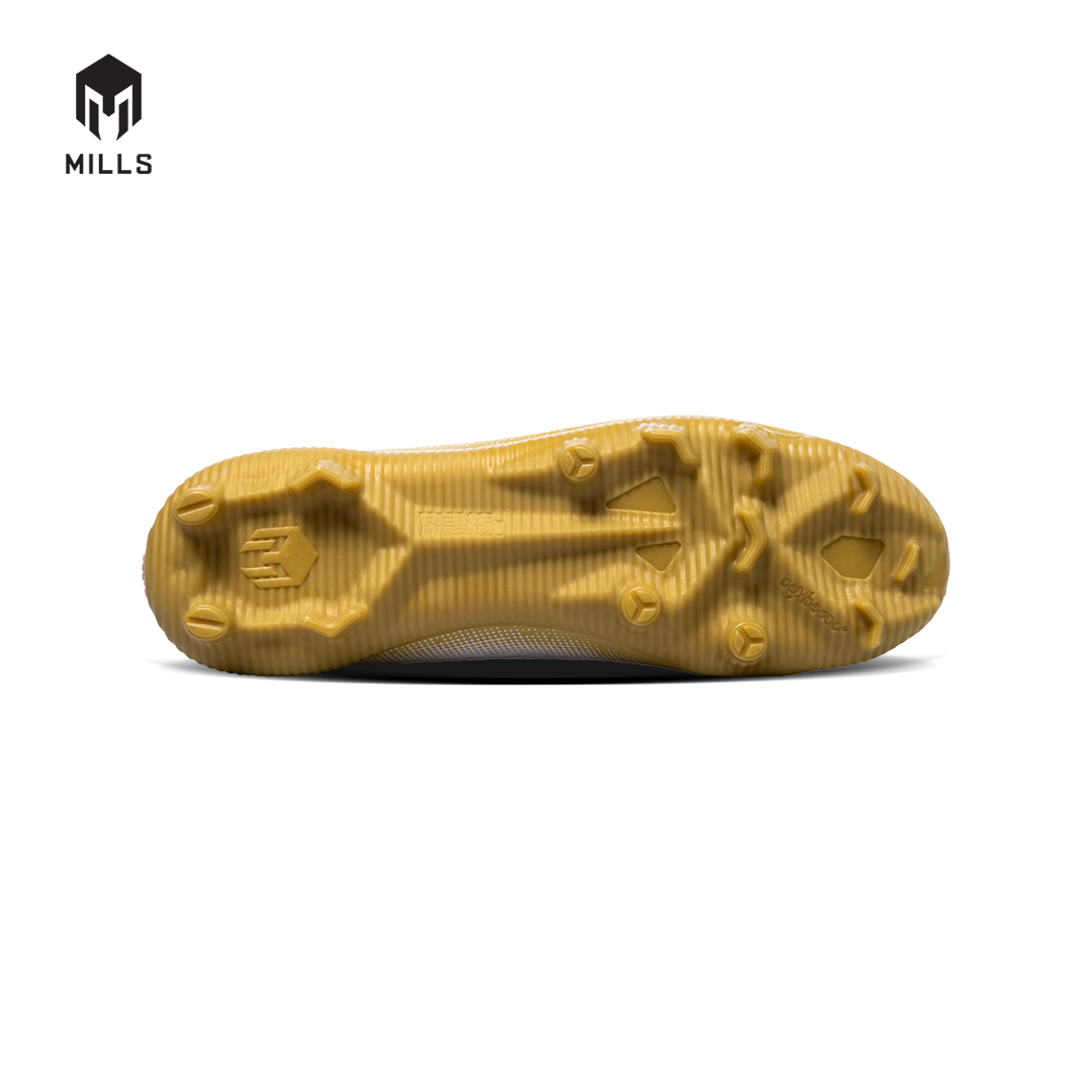 MILLS Sepatu Sepakbola Blazar FG White / Gold 9304503