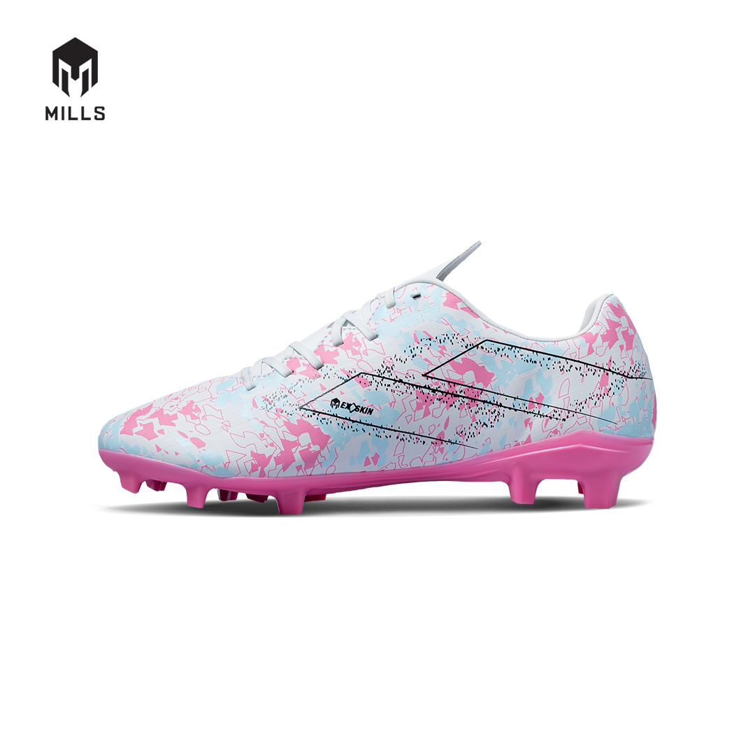 MILLS SEPATU SEPAKBOLA RIYU FG WHITE/COOL.BLUE/BEGONIA.PINK 9304603