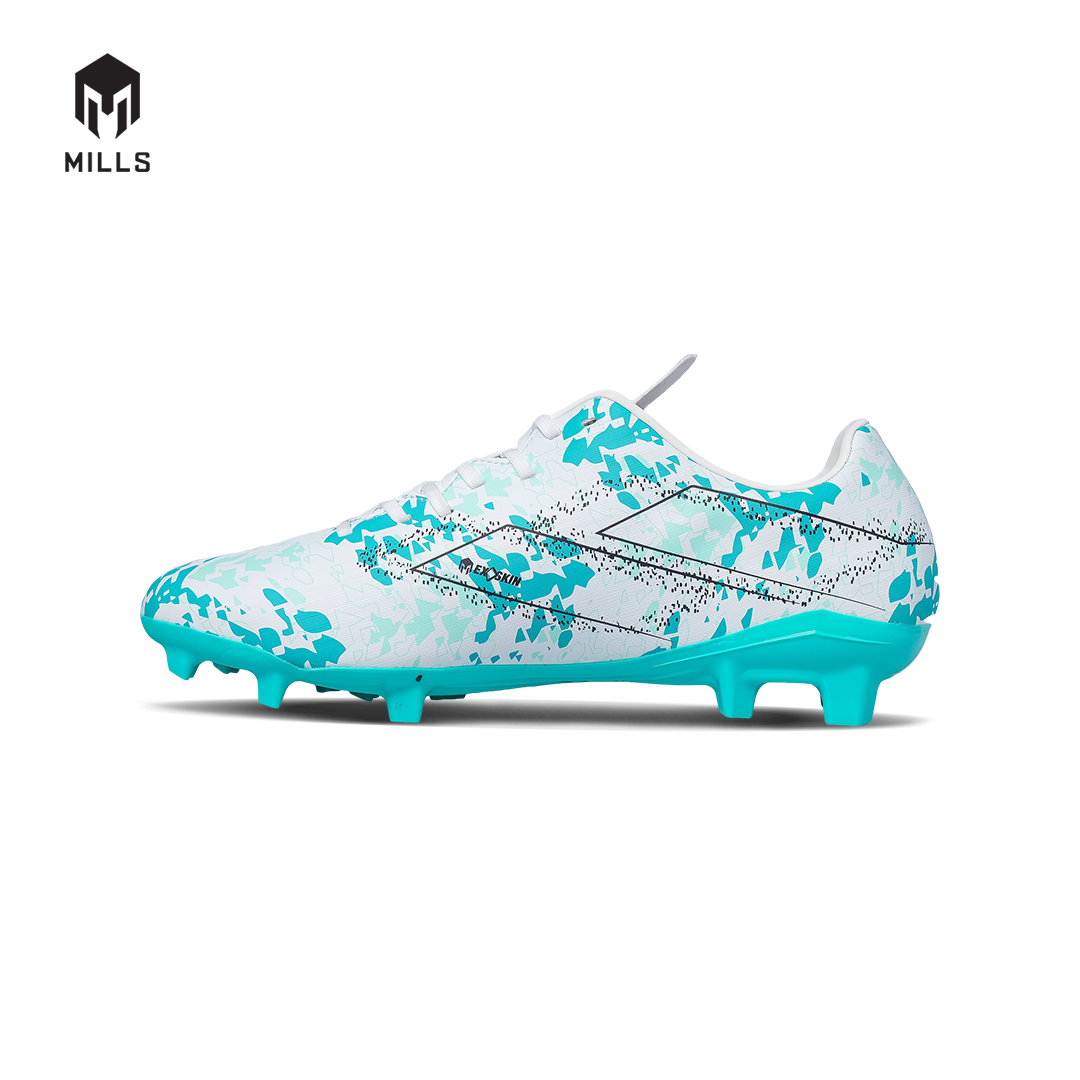 MILLS SEPATU SEPAKBOLA RIYU FG WHITE/MINT.TURQUOISE/BLACK 9304604