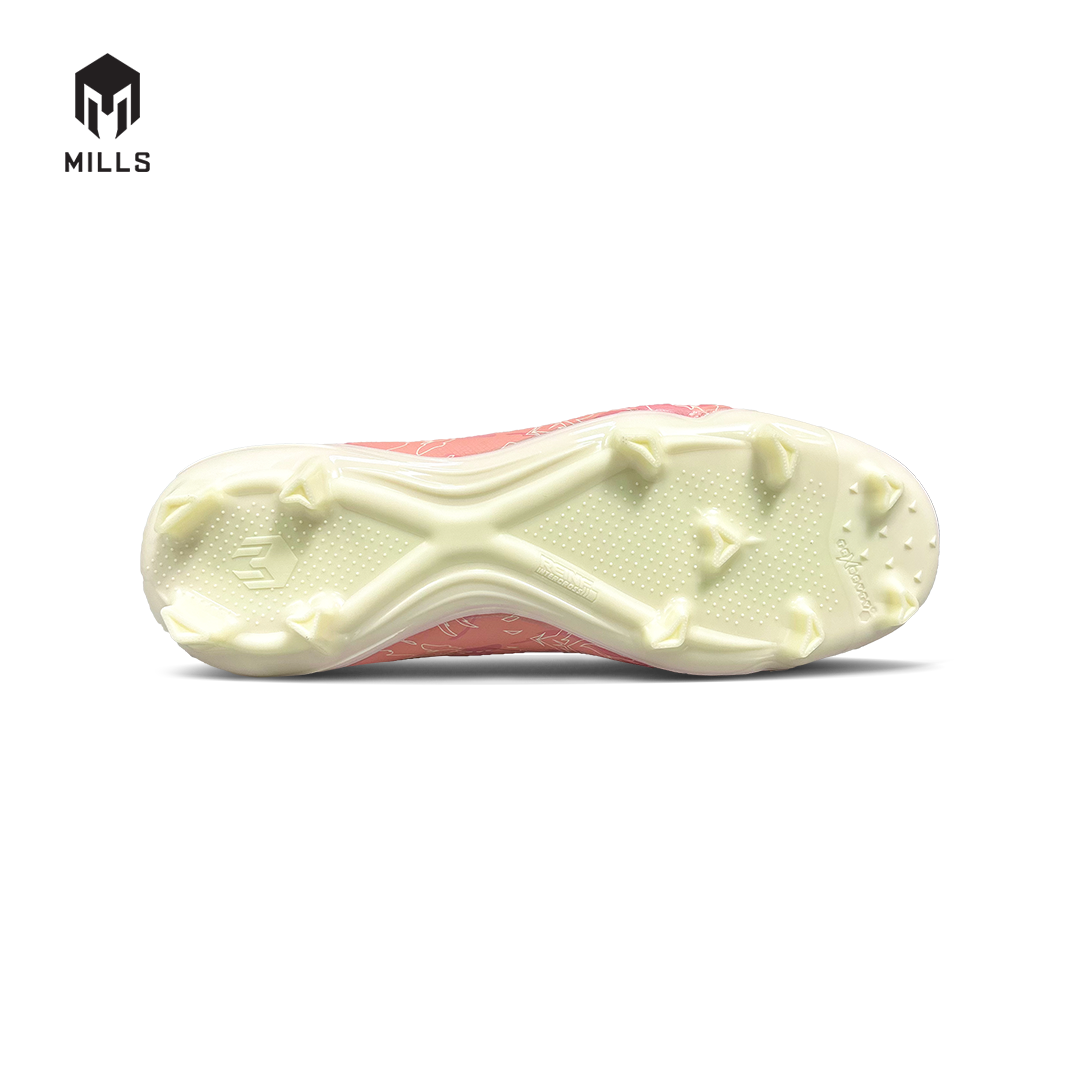 MILLS Sepatu Sepakbola Flame 2.0 FG Pink. Geranium / Winter. White / Black 9304804