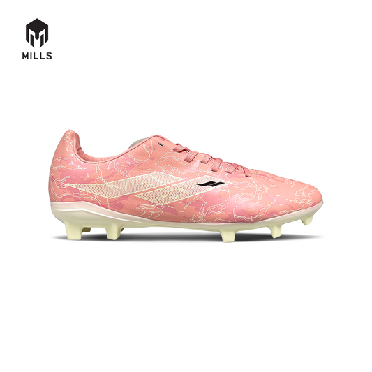 MILLS Sepatu Sepakbola Flame 2.0 FG Pink. Geranium / Winter. White / Black 9304804