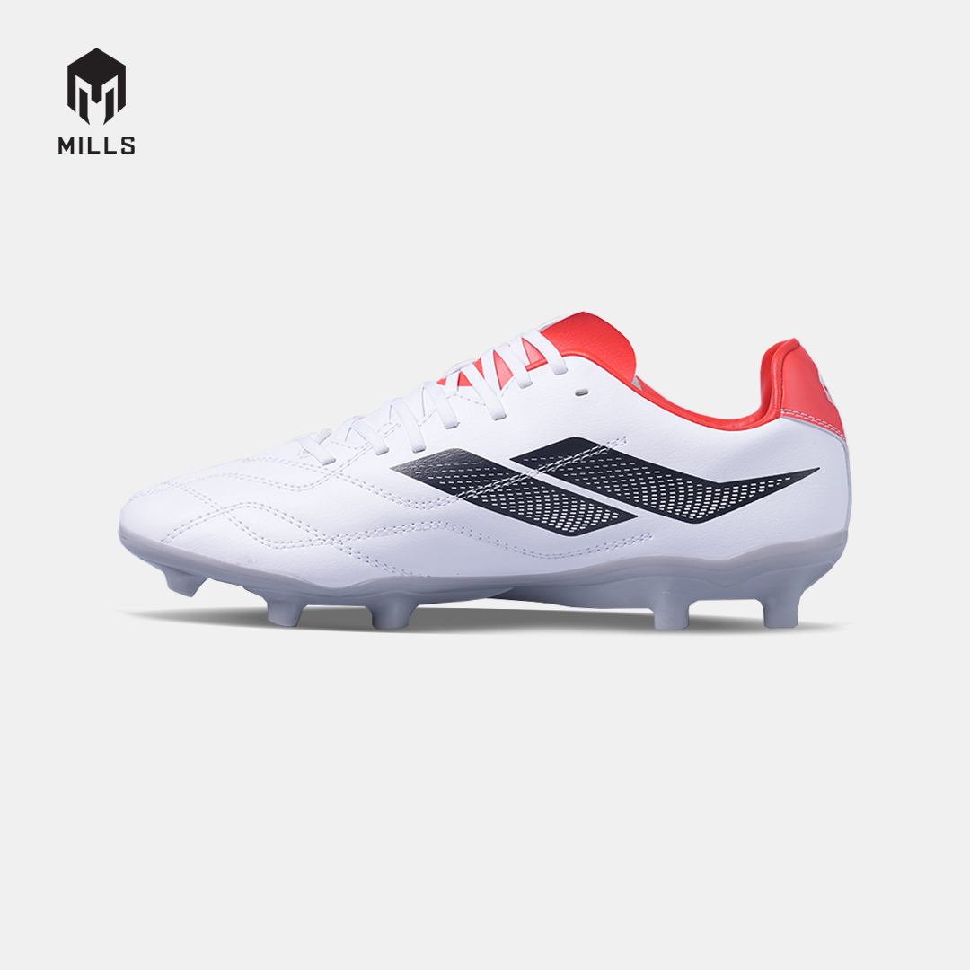 MILLS SEPATU SEPAKBOLA ENZO FG WHITE/VIBRANT RED/PHANTOM BLACK 9305311