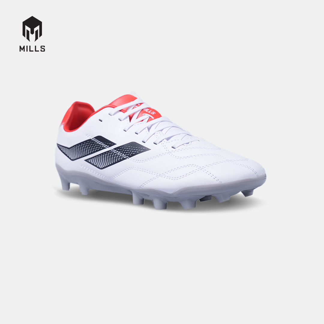 MILLS SEPATU SEPAKBOLA ENZO FG WHITE/VIBRANT RED/PHANTOM BLACK 9305311