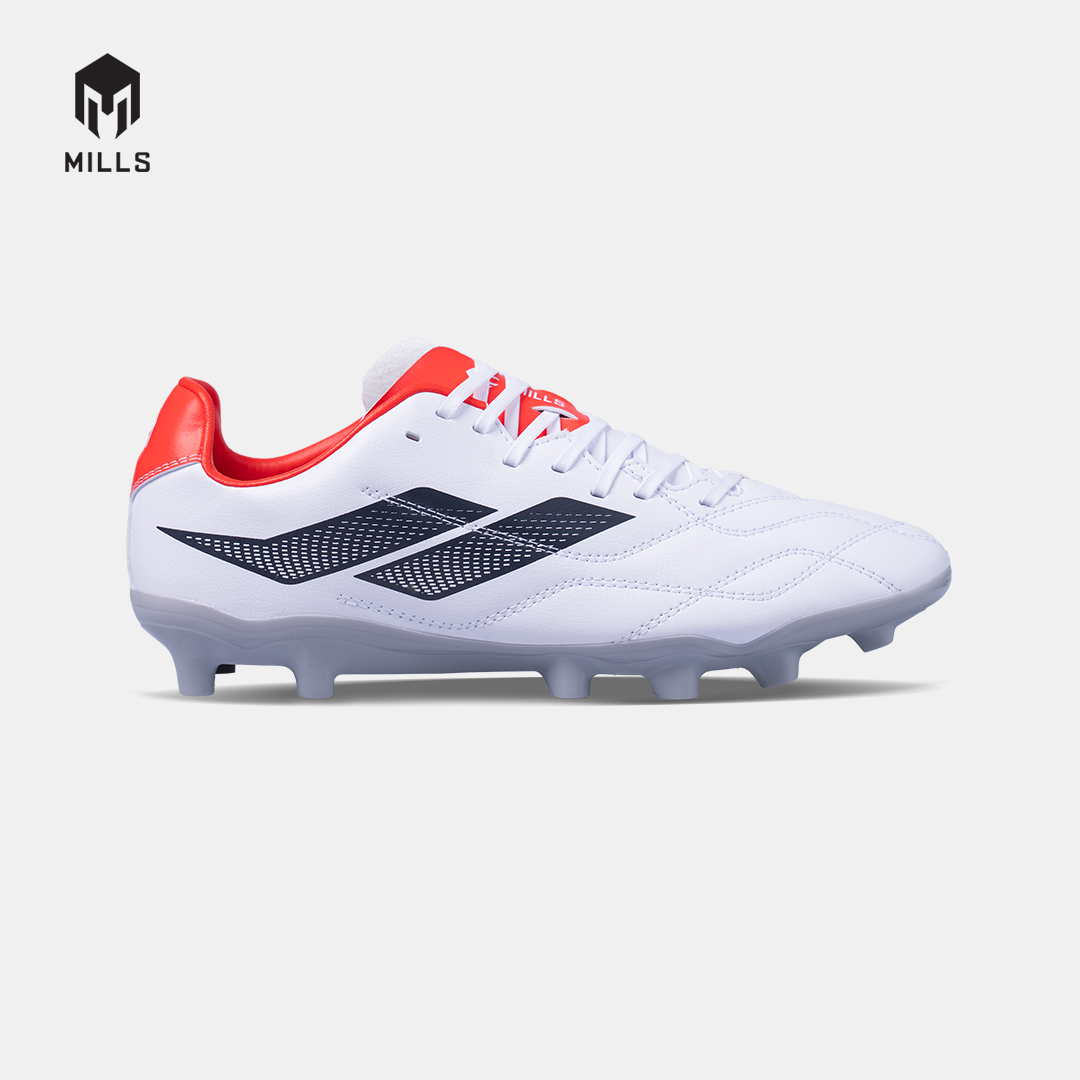 MILLS SEPATU SEPAKBOLA ENZO FG WHITE/VIBRANT RED/PHANTOM BLACK 9305311