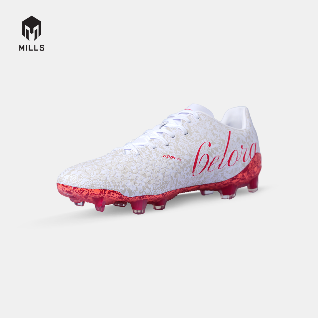 MILLS SEPATU SEPAKBOLA TRITON DEISLER 1.9 SW MATCH FG WHITE/FURY.RED/BLACK 9305507
