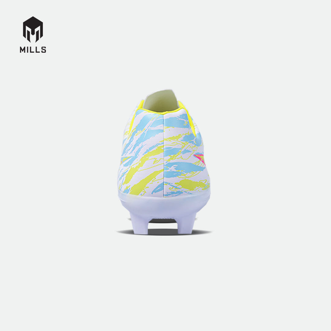 MILLS SEPATU SEPAKBOLA SPYRO FG WHITE/LASER LIME/AQUA BLUE 9307809
