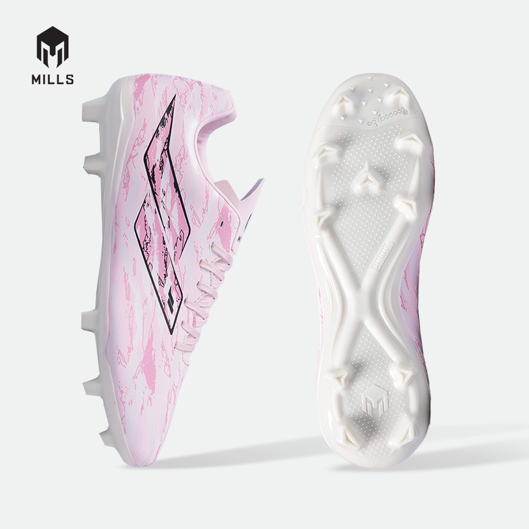 MILLS SEPATU SEPAKBOLA SPYRO FG CYAN OFF WHITE/PALE PINK/ROSE PINK 9307810