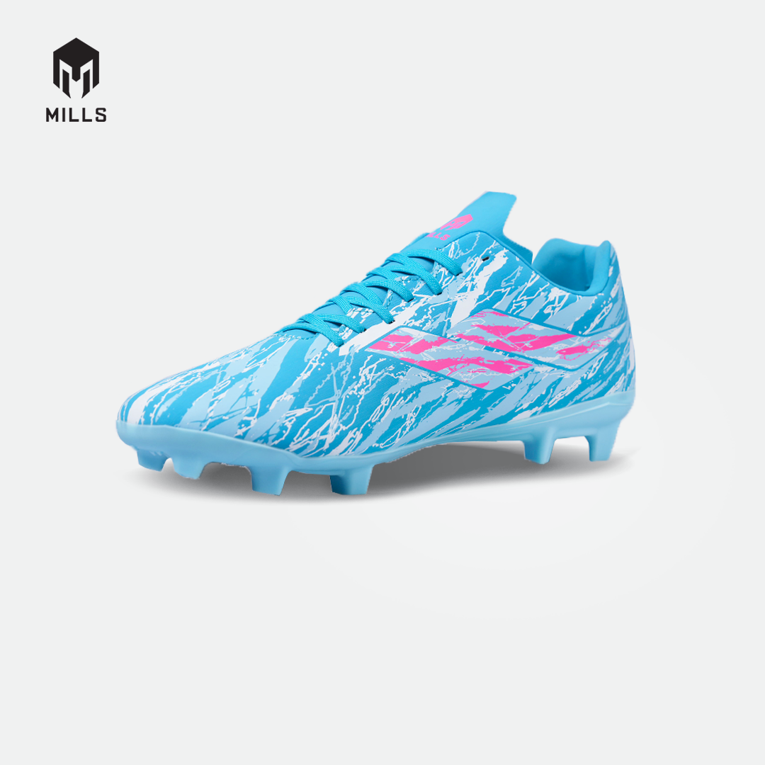 MILLS SEPATU SEPAKBOLA SPYRO FG CYAN BLUE/WHITE/HOT PINK 9307813