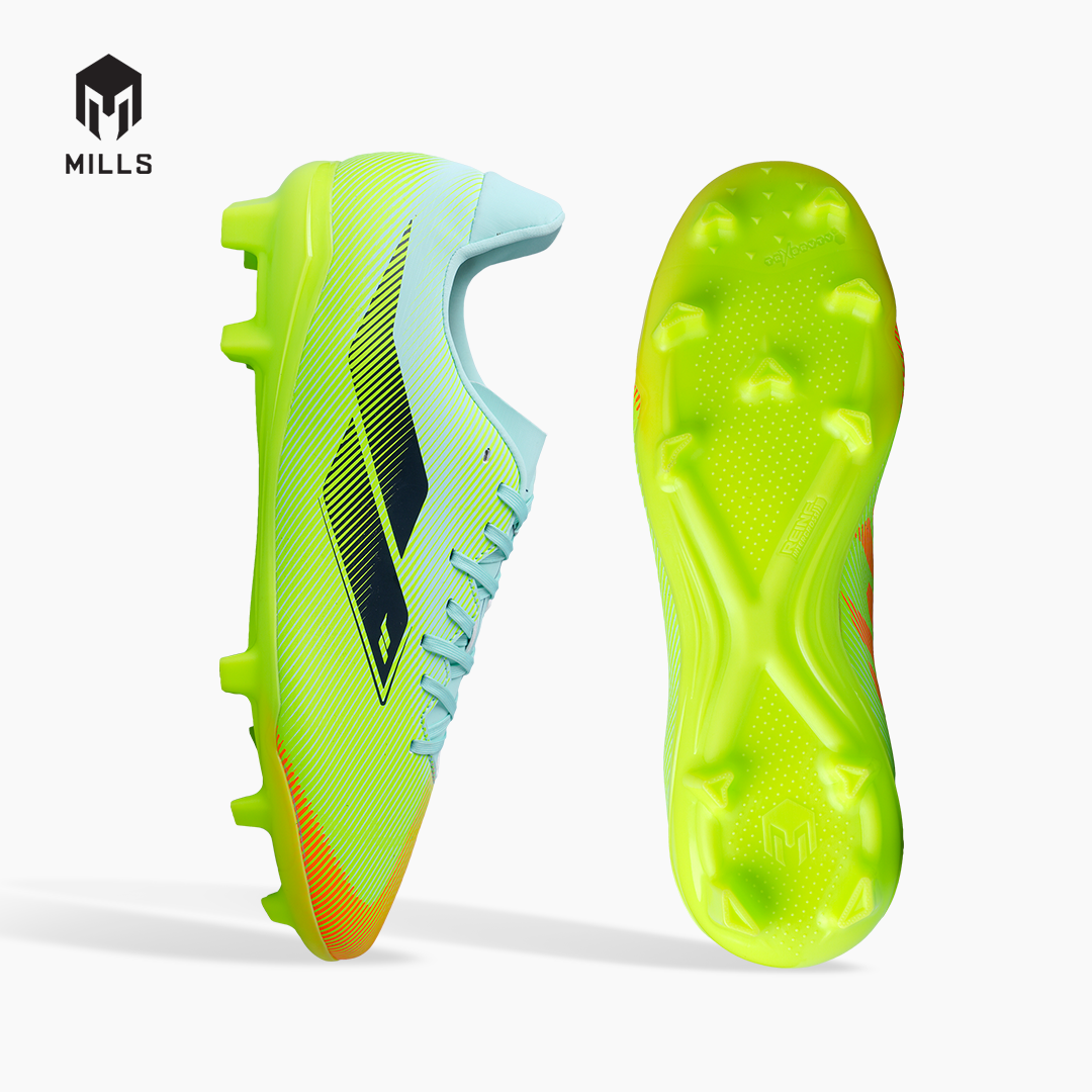 MILLS SEPATU SEPAKBOLA XYCLOPS NITROACE M1.2 MATCH FG MISTY.TEAL/LASER.LIME/FRESH.ORANGE 9308503