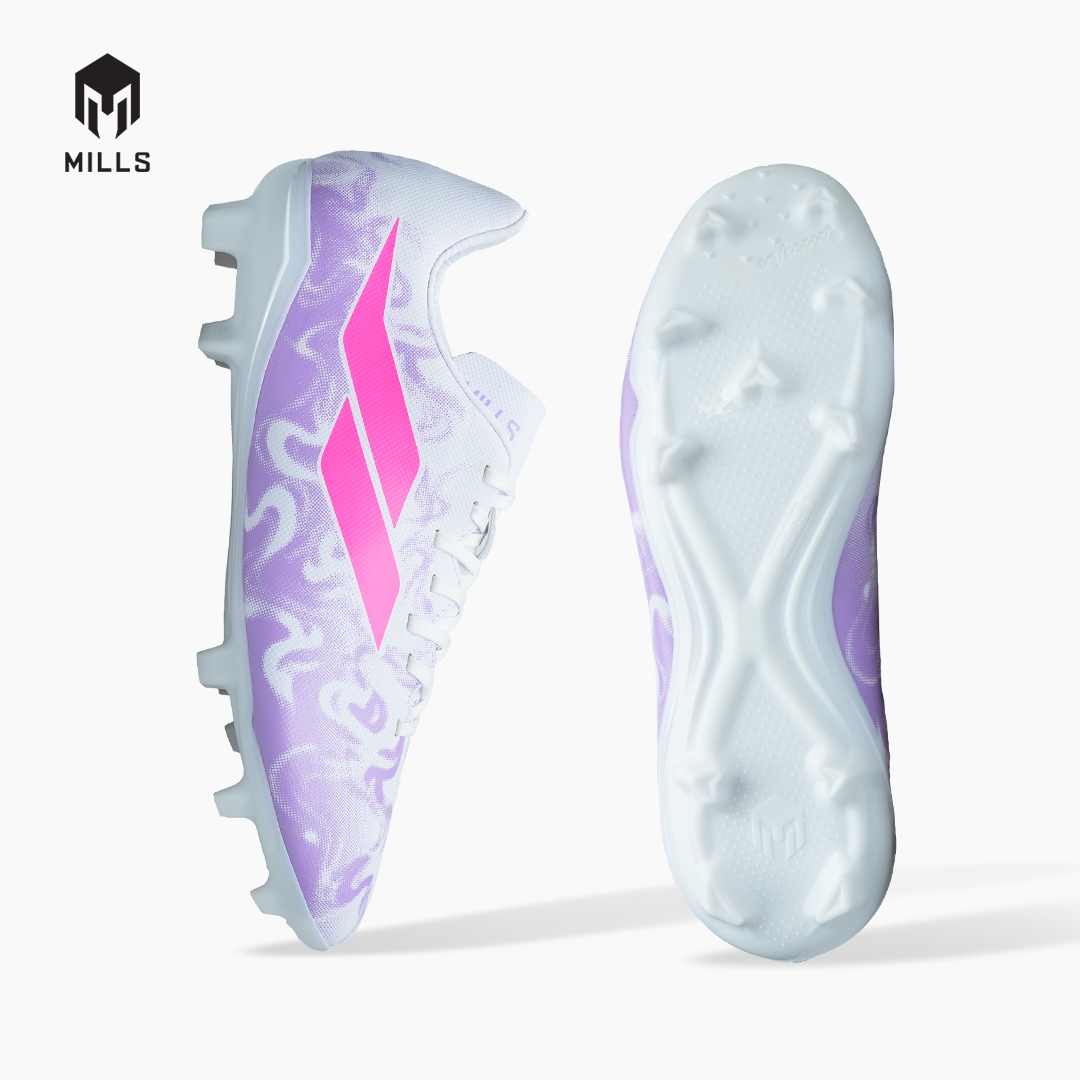 MILLS SEPATU SEPAKBOLA AURA 2.0 FG WHITE/LAVENDER/HOT.PINK 9308601