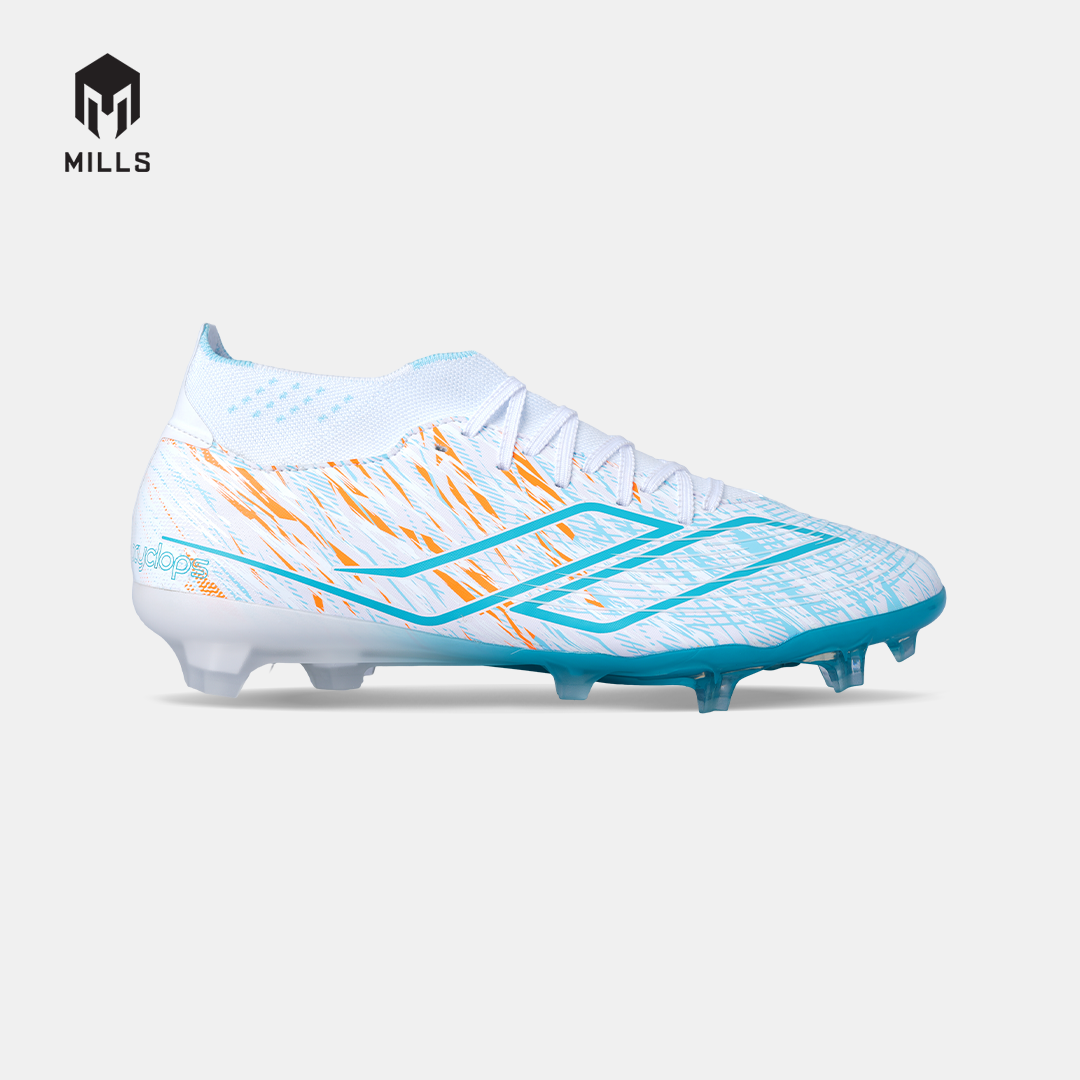 MILLS SEPATU SEPAKBOLA XYCLOPS STRIKEBLAST M2.1 PRIME FG WHITE/JAVA.CYAN/FRESH.ORANGE 9309101