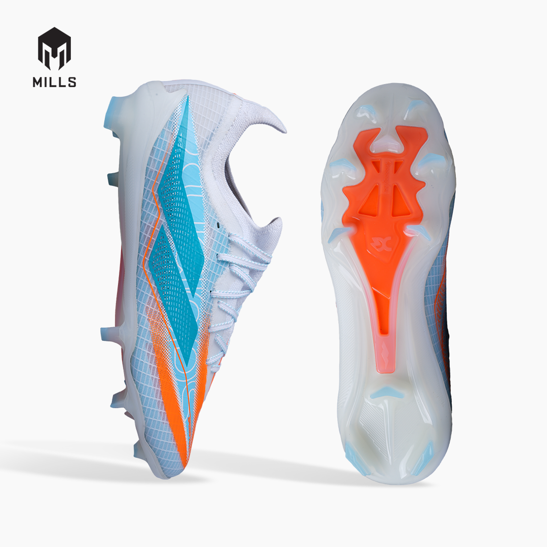 MILLS SEPATU SEPAKBOLA XYCLOPS SPEEDFREAK M2.1 PRIME FG WHITE/JAVA.CYAN/FRESH.ORANGE 9309301