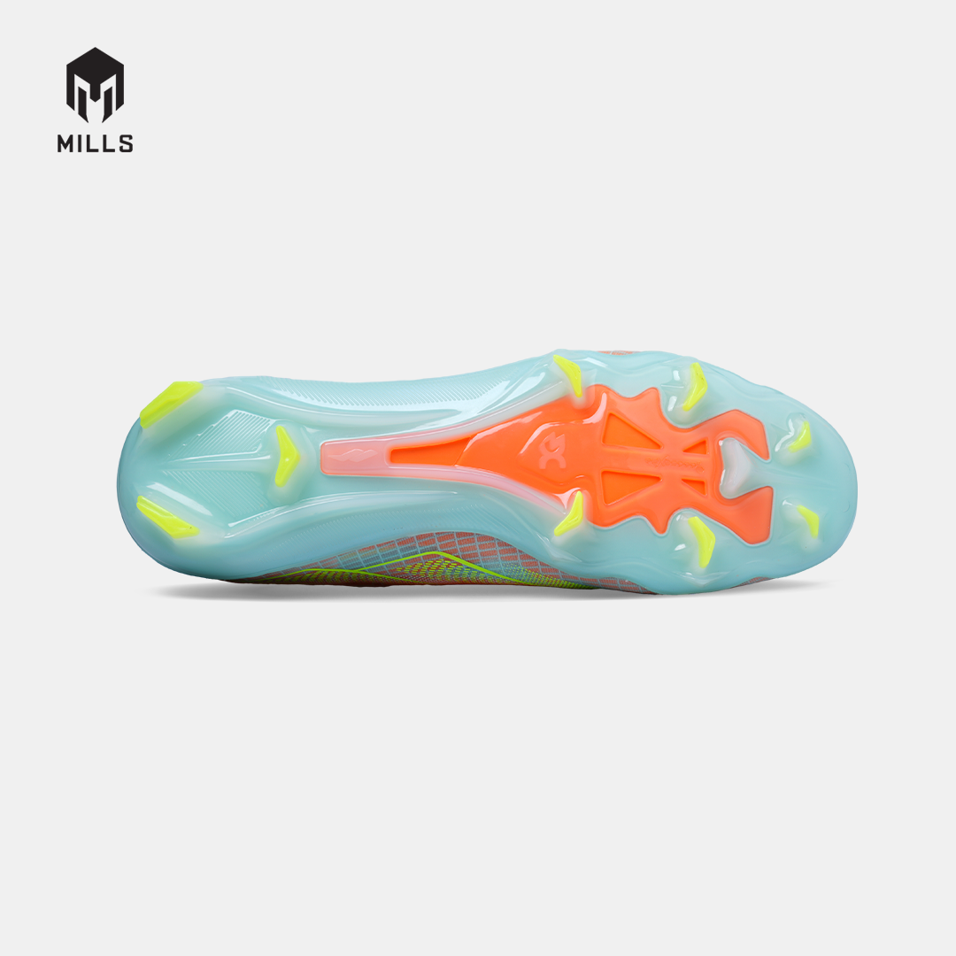 MILLS SEPATU SEPAKBOLA XYCLOPS SPEEDFREAK M2.1 PRIME FG MISTY.TEAL/FRESH.ORANGE/LASER.LIME 9309303