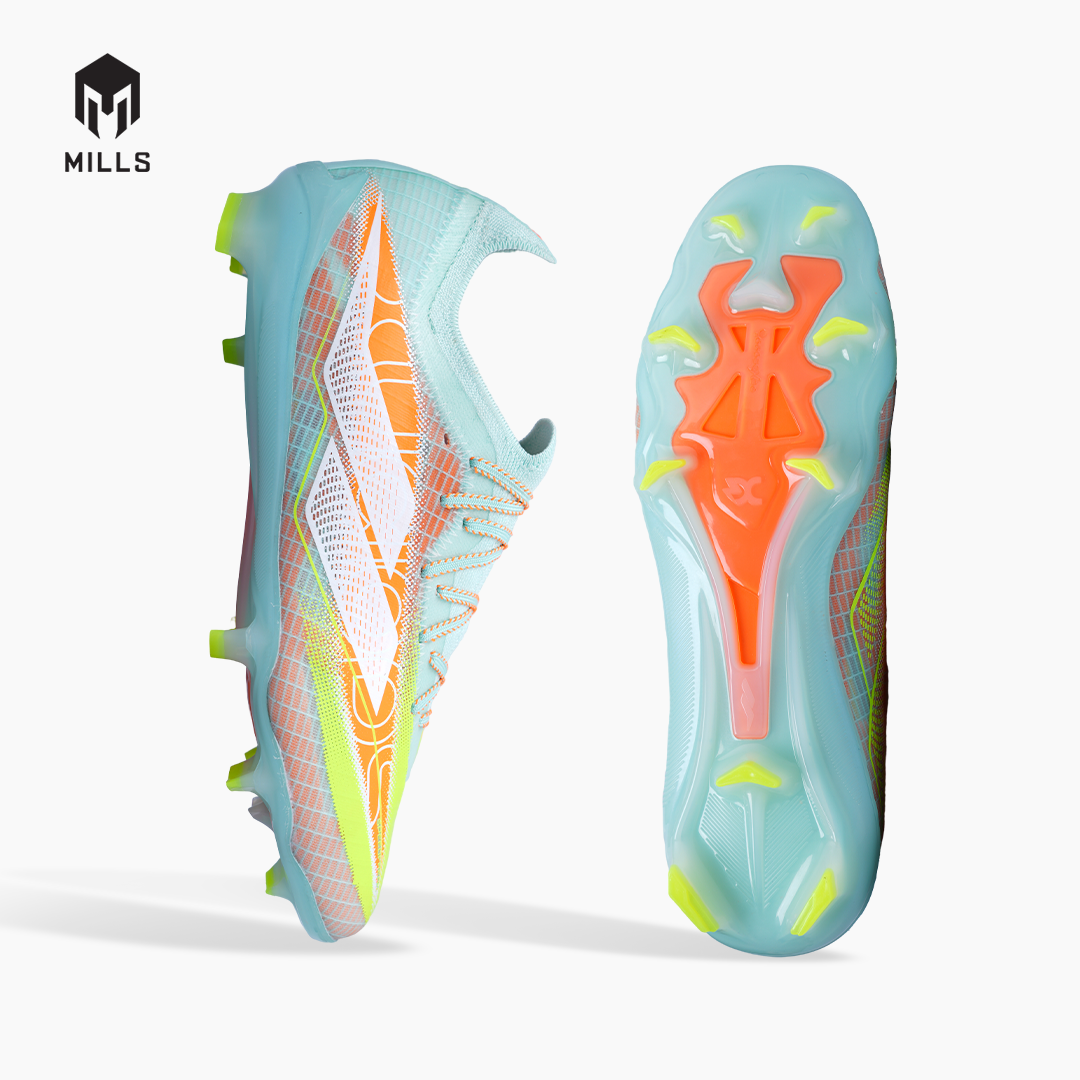 MILLS SEPATU SEPAKBOLA XYCLOPS SPEEDFREAK M2.1 PRIME FG MISTY.TEAL/FRESH.ORANGE/LASER.LIME 9309303