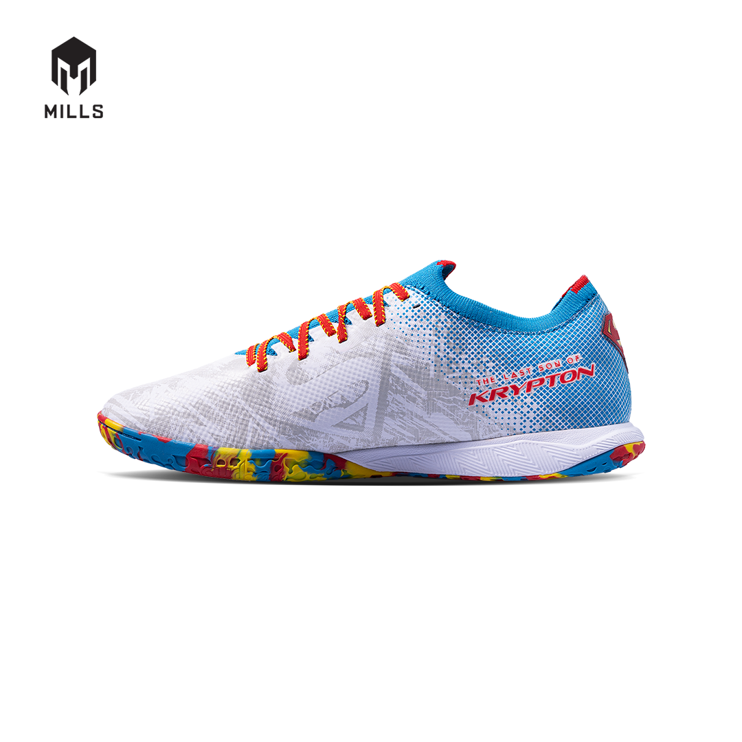 MILLS Superman Sepatu Futsal Xyclops Pack In White / Blue / Red 9400605