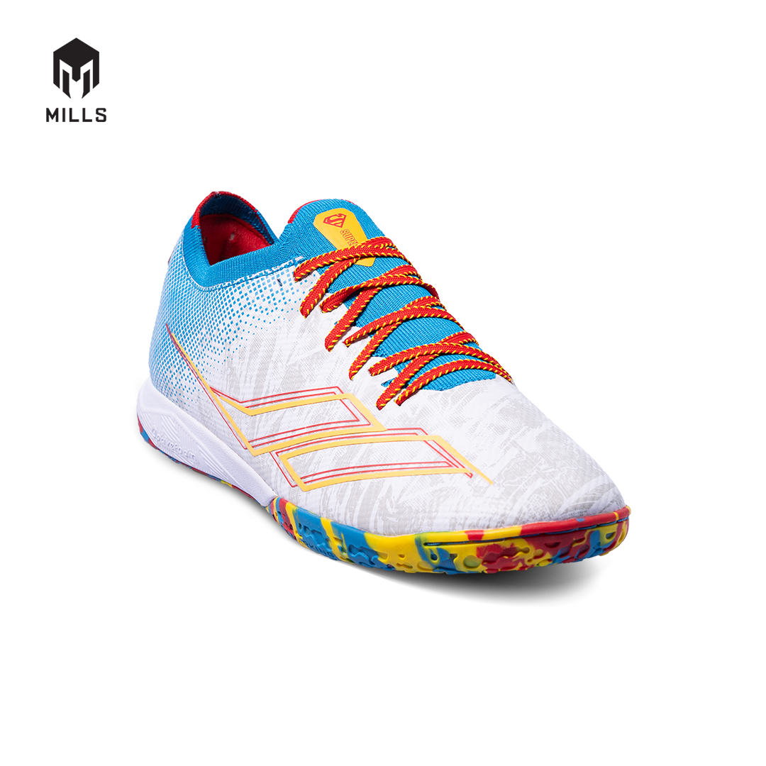 MILLS Superman Sepatu Futsal Xyclops Pack In White / Blue / Red 9400605