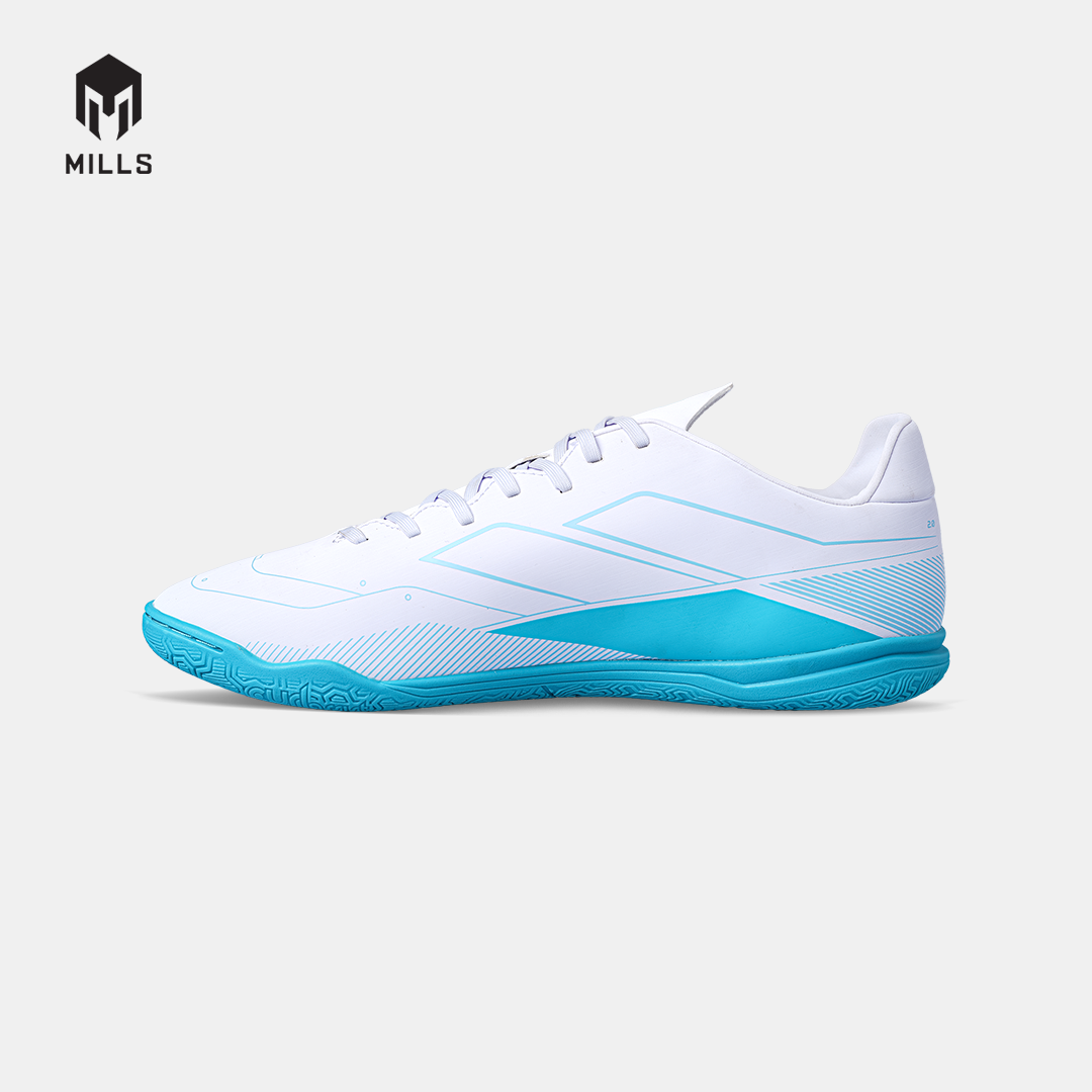 MILLS SEPATU FUTSAL VULCAN 2.0 IN WHITE/AQUA.BLUE/CYAN.BLUE 9403306