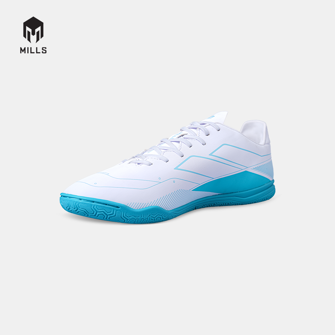 MILLS SEPATU FUTSAL VULCAN 2.0 IN WHITE/AQUA.BLUE/CYAN.BLUE 9403306