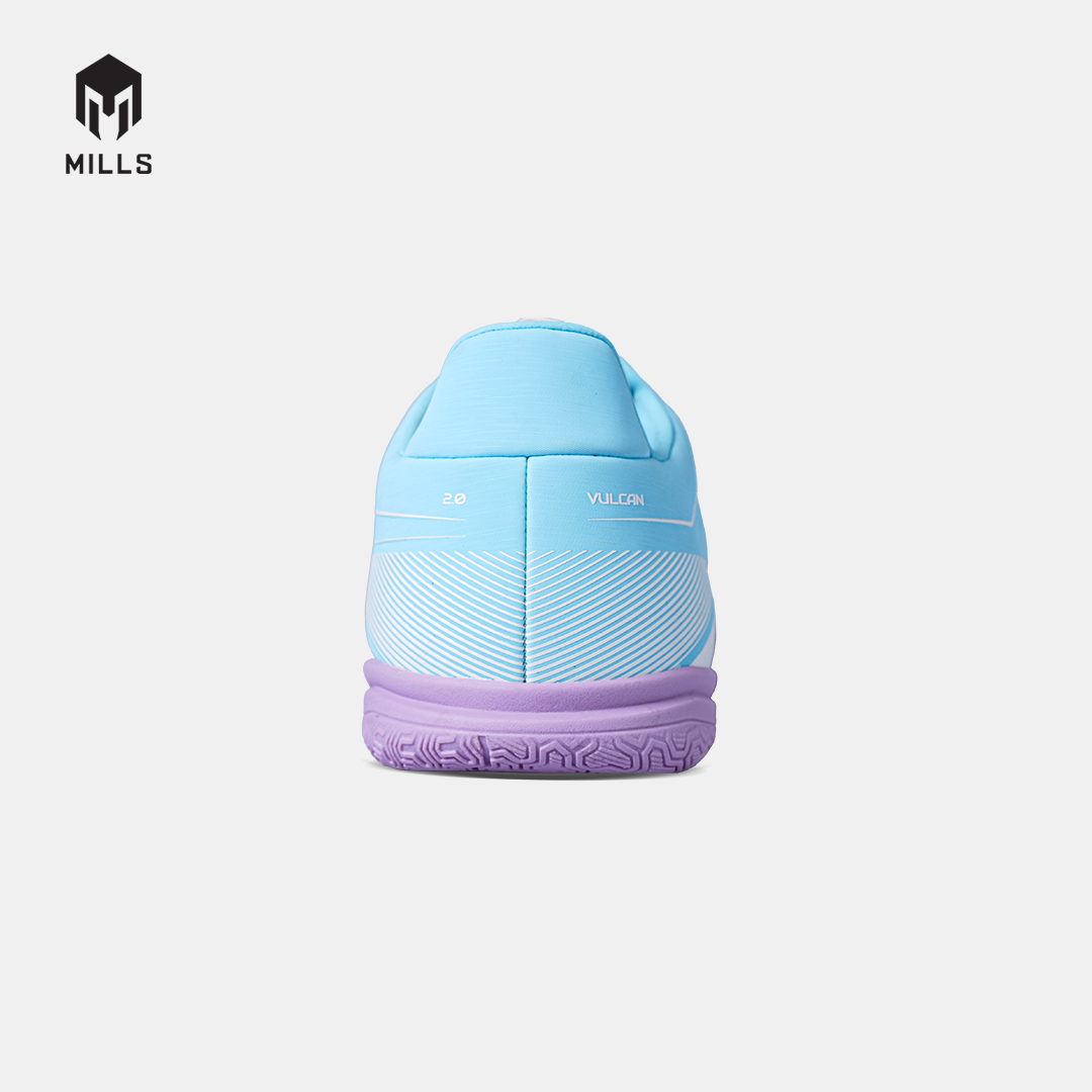 MILLS SEPATU FUTSAL VULCAN 2.0 IN AQUA.BLUE/WHITE/LAVENDER 9403307