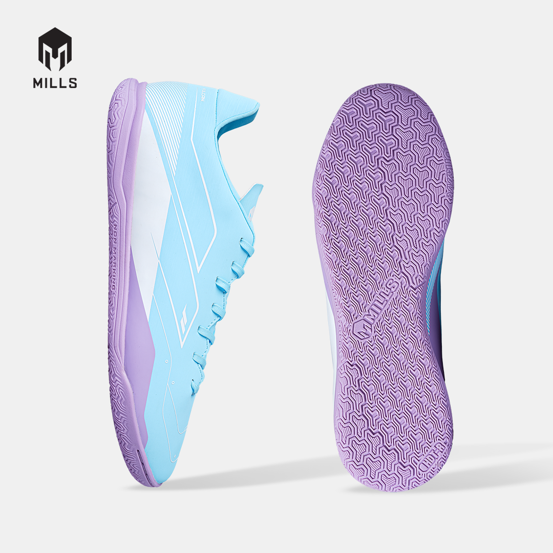 MILLS SEPATU FUTSAL VULCAN 2.0 IN AQUA.BLUE/WHITE/LAVENDER 9403307