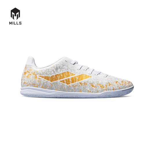 MILLS Sepatu Futsal Gladion IN White / LT Grey / Gold 9403702