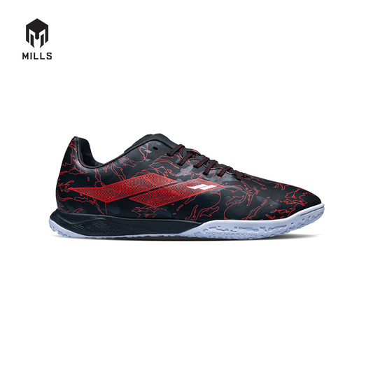 MILLS Sepatu Futsal Flame 2.0 IN Black / Flame. Red / White 9403902