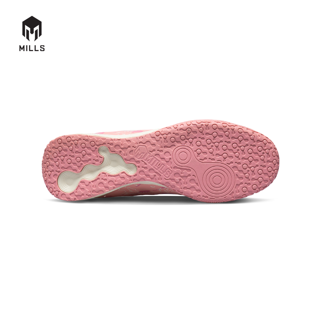 MILLS Sepatu Futsal Flame 2.0 IN Pink. Geranium / Winter. White / Black 9403904