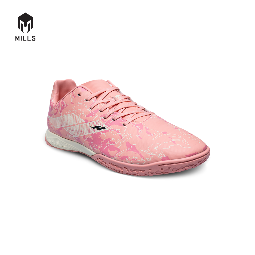 MILLS Sepatu Futsal Flame 2.0 IN Pink. Geranium / Winter. White / Black 9403904