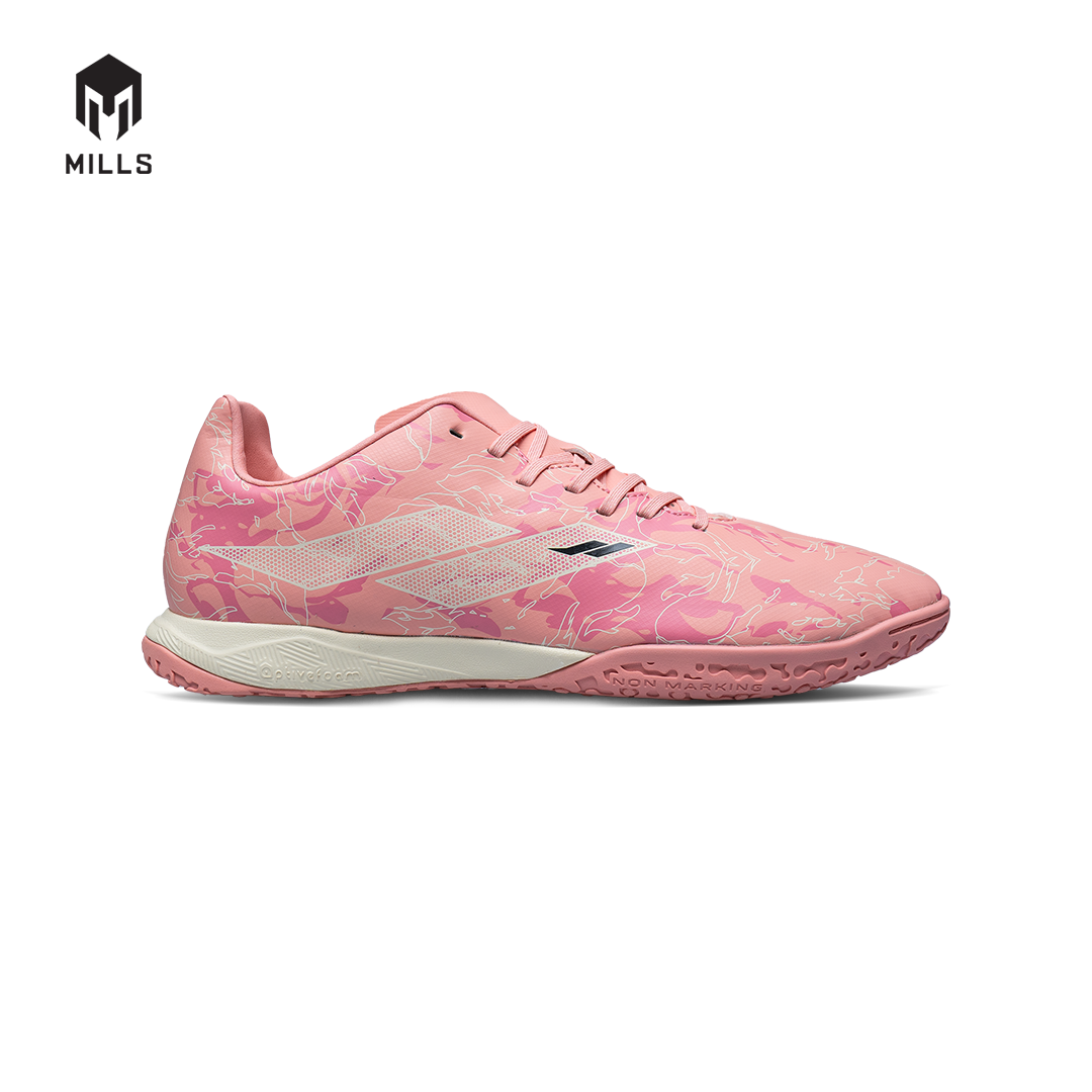 MILLS Sepatu Futsal Flame 2.0 IN Pink. Geranium / Winter. White / Black 9403904
